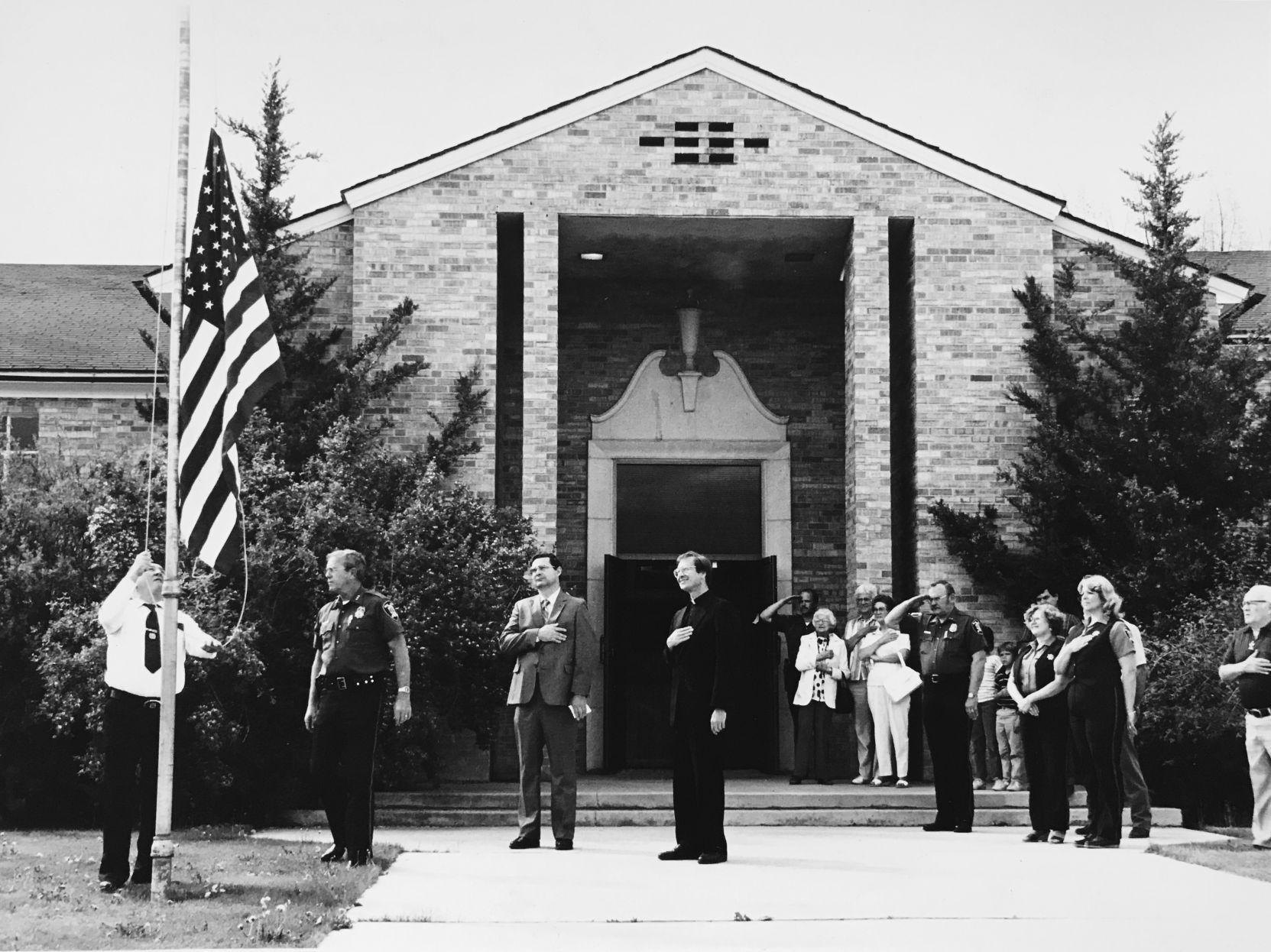 Old Elko Police Department dedication